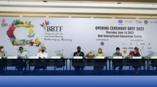 Foto : Dispar Kaltim saat hadir mengikuti Pameran Internasional BBTF.