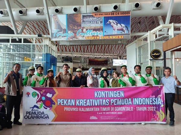FOTO : Kontingen Kaltim di PKPI 2022 Gorontalo