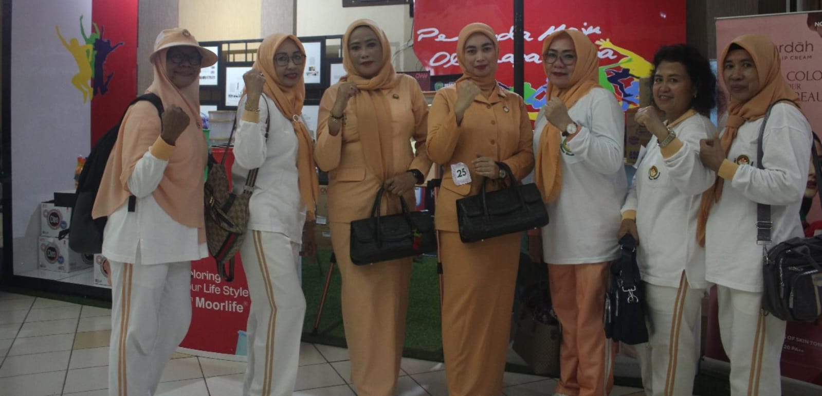 SEMARAK: DWP DPK Kaltim unjuk kebolehan saat ambil bagian dalam rangkaian kegiatan peringatan HUT ke-24 DWN.