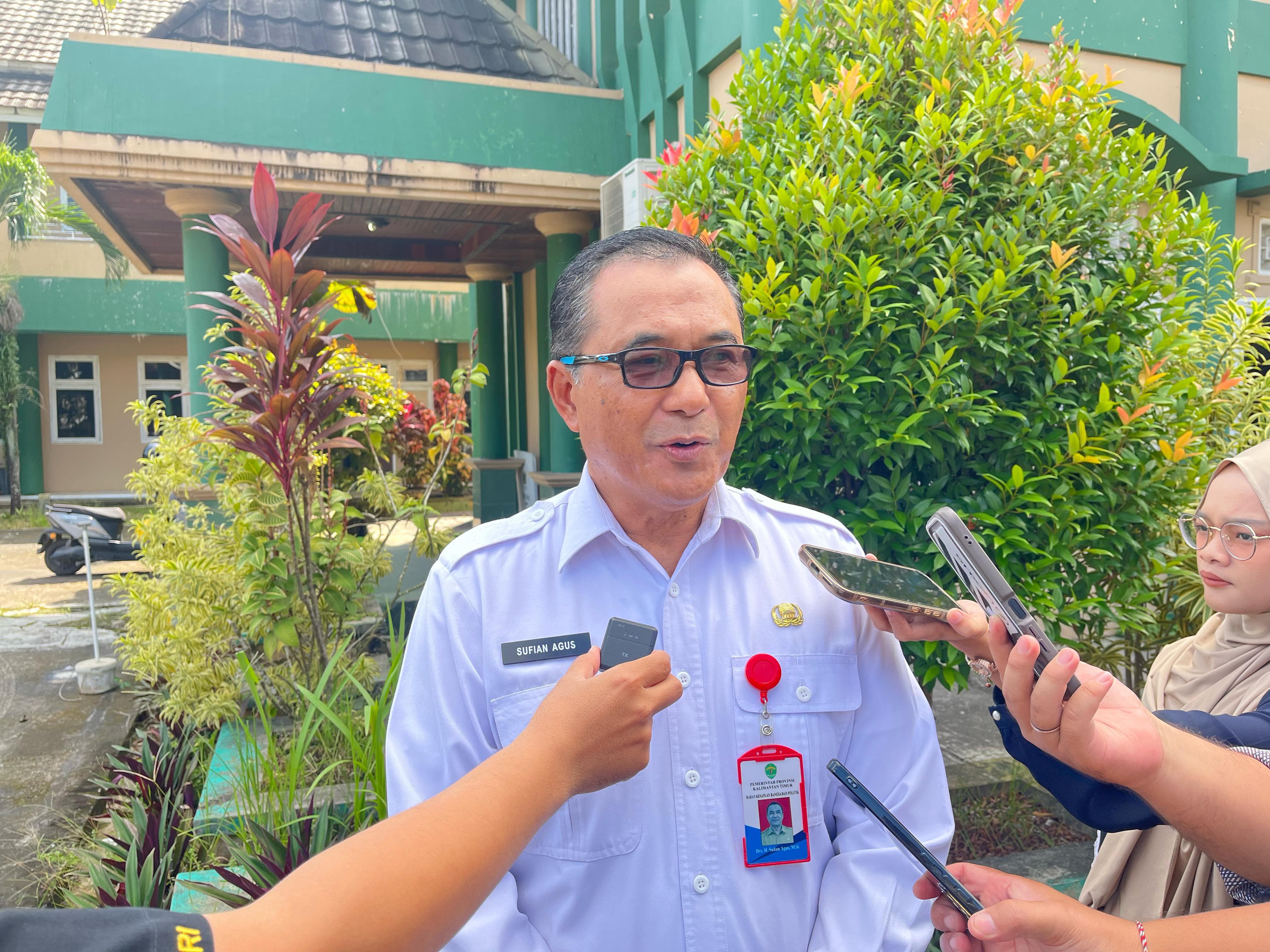 Kepala Kesbangpol Kaltim, Sufian Agus.