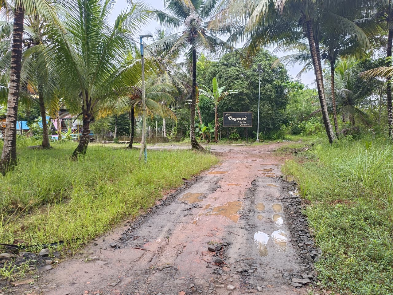 Infrastruktur jalan di Destinasi Taman Gubang