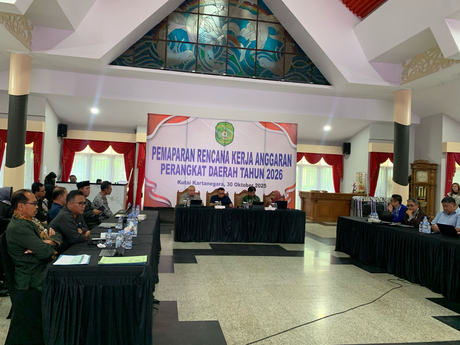 Pemaparan RKAPD 2026 di Pendopo Bupati Kukar. (garispena)