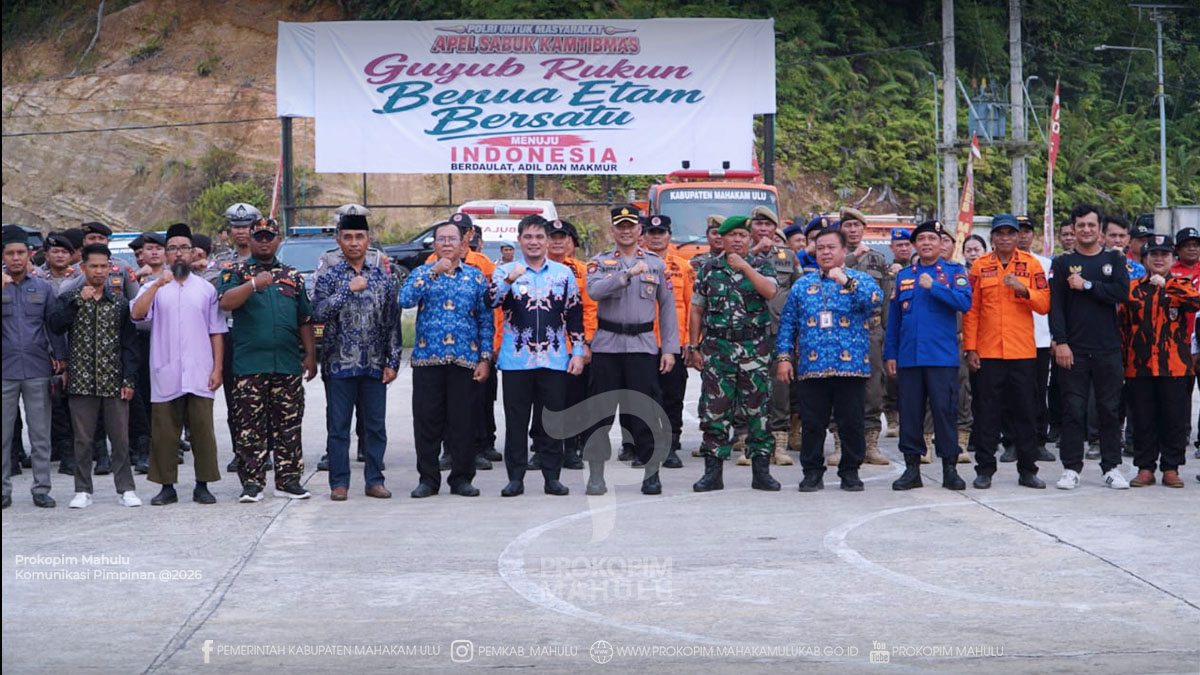 Wakil Bupati Suluk di Apel Sabuk Kamtibmas